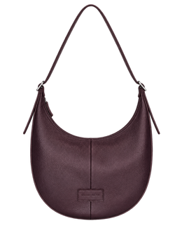 Essential L Crossbody bag Eggplant - Leather