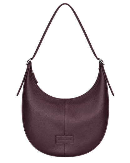 Essential L Crossbody bag Eggplant - Leather