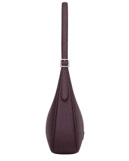 Essential L Crossbody bag Eggplant - Leather