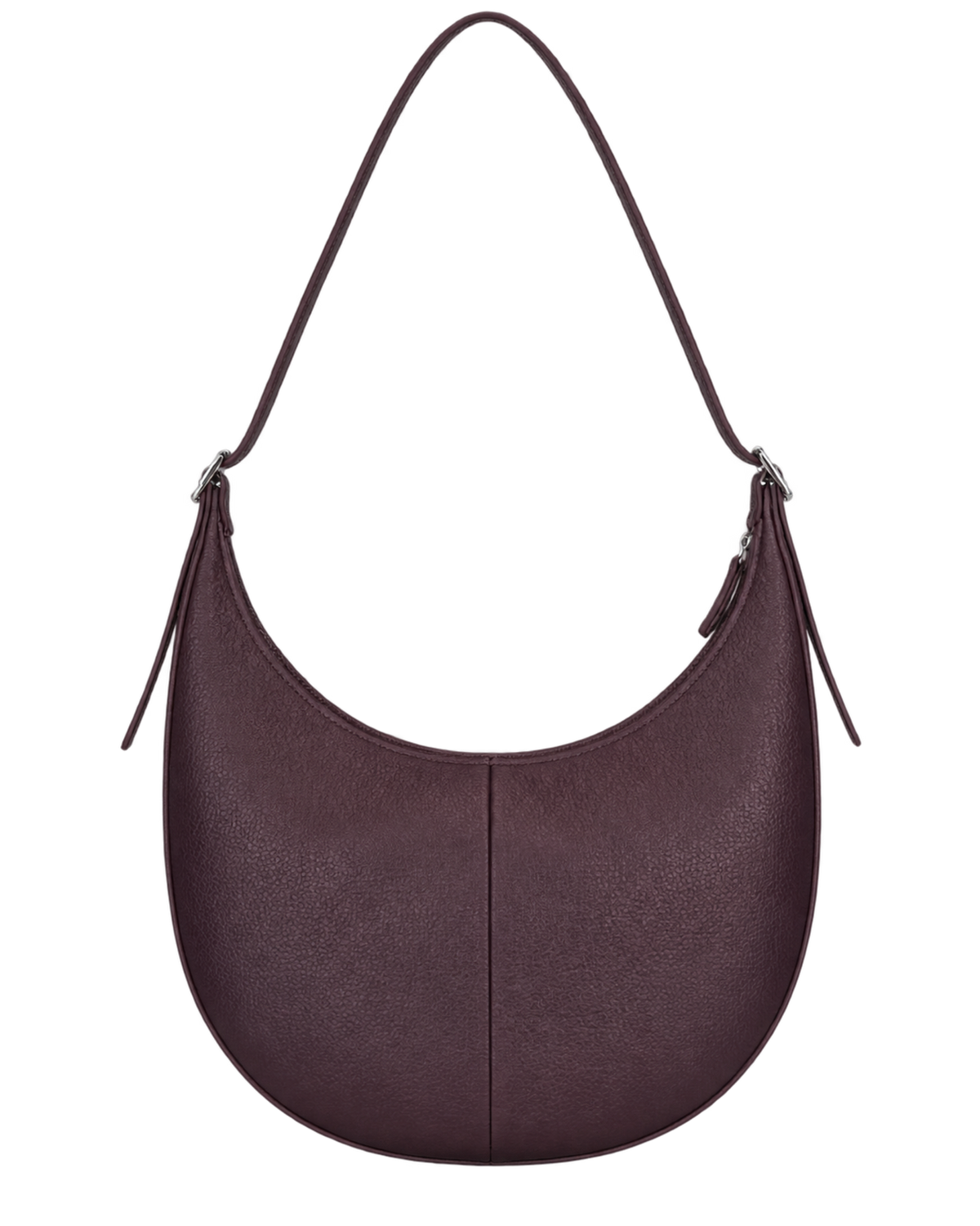 Essential L Crossbody bag Eggplant - Leather