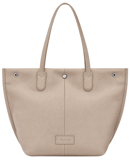 Essential L Tote bag Clay - Leather