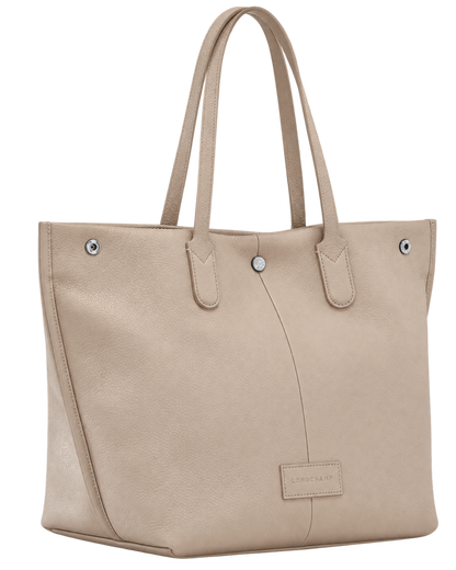 Essential L Tote bag Clay - Leather