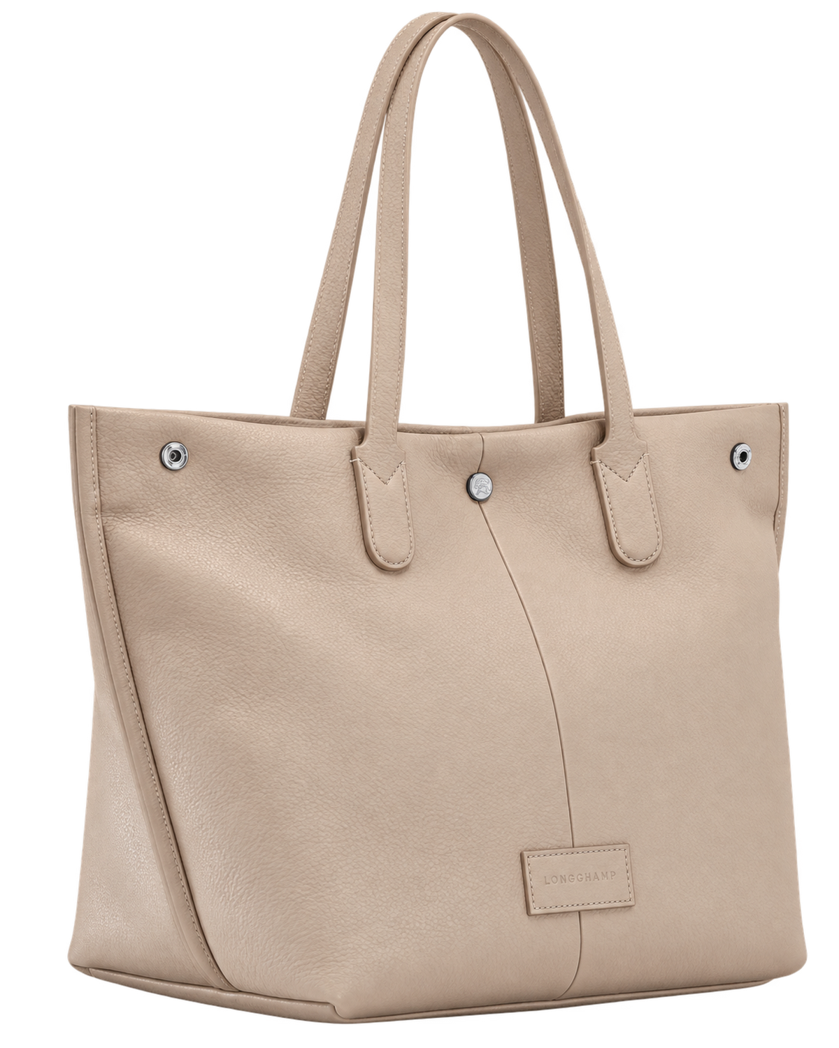 Essential L Tote bag Clay - Leather