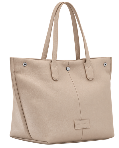 Essential L Tote bag Clay - Leather