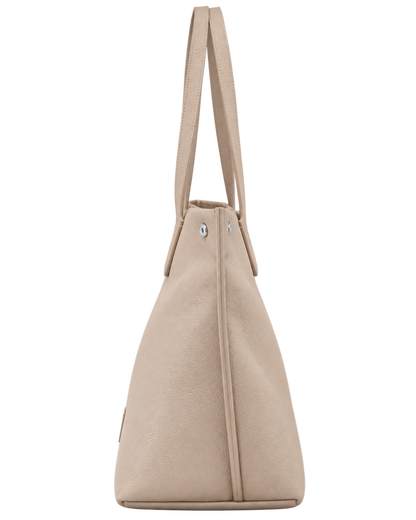 Essential L Tote bag Clay - Leather