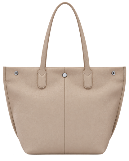 Essential L Tote bag Clay - Leather