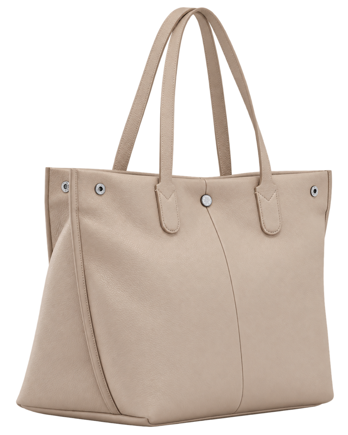 Essential L Tote bag Clay - Leather