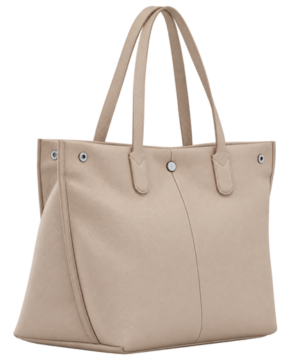 Essential L Tote bag Clay - Leather