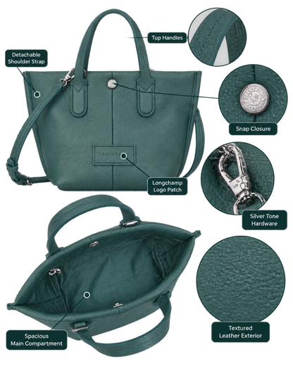 Essential XS Handbag Cedar - Leather
