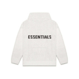Essentials Knit Hoodie Oatmeal