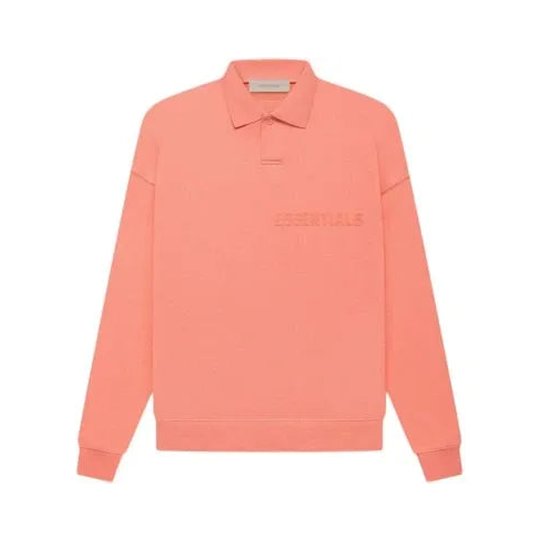 Essentials Long Sleeve Tee Coral