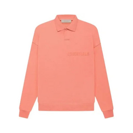 Essentials Long Sleeve Tee Coral