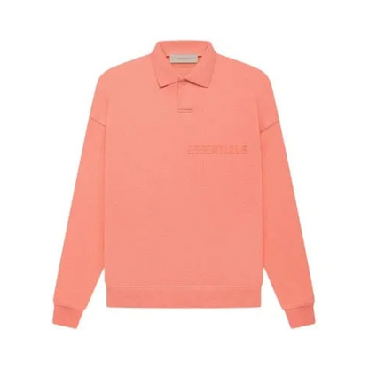 Essentials Long Sleeve Tee Coral