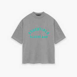 Essentials Tee FW23 - Dubai Exclusive Dark Heather Oatmeal