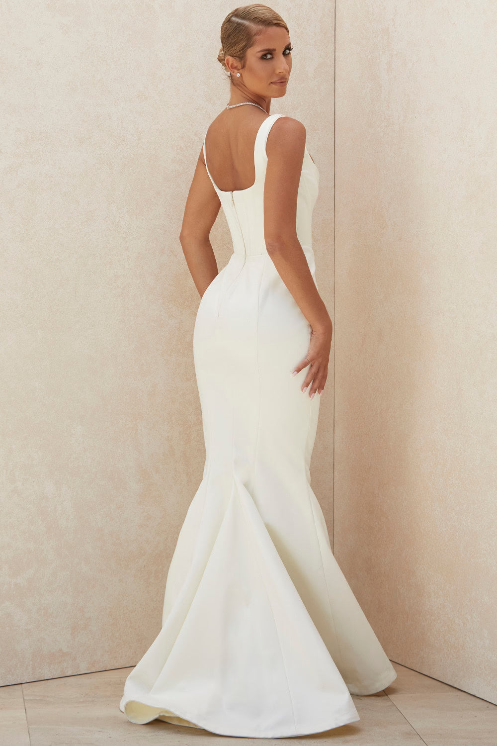 Estelle ivory satin mermaid bridal gown - limited edition