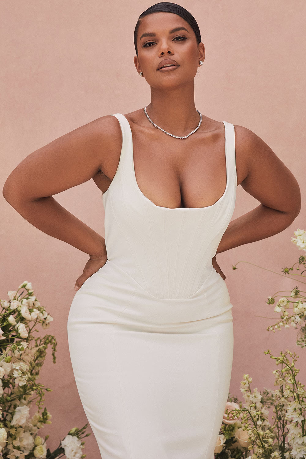 Estelle ivory satin mermaid bridal gown - limited edition