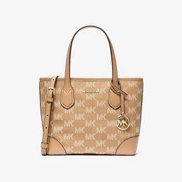 Eva Extra-Small Logo Jacquard Convertible Tote Bag