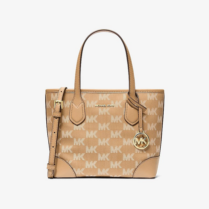 Eva Extra-Small Logo Jacquard Convertible Tote Bag