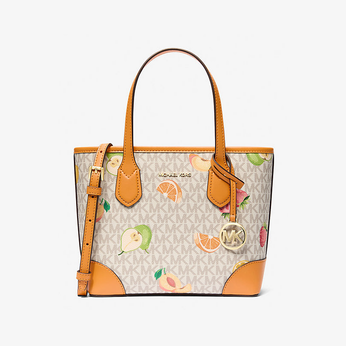 Eva Extra-Small Printed Signature Logo Convertible Tote Bag
