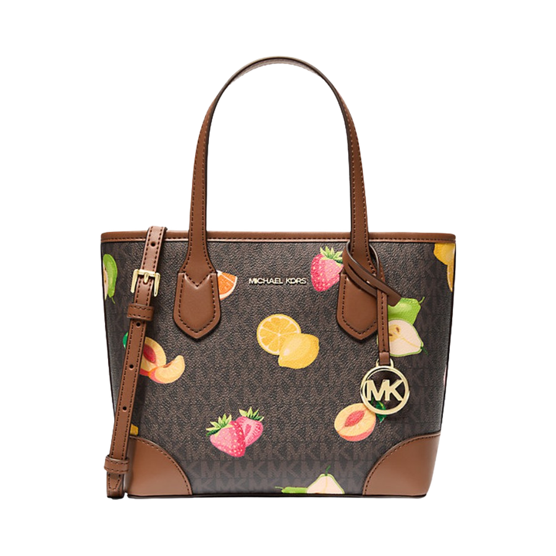 Eva Extra-Small Printed Signature Logo Convertible Tote Bag
