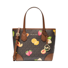 Eva Extra-Small Printed Signature Logo Convertible Tote Bag