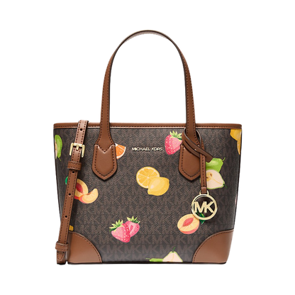 Eva Extra-Small Printed Signature Logo Convertible Tote Bag