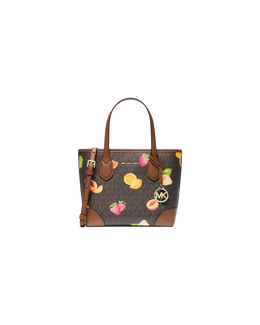 Eva Extra-Small Printed Signature Logo Convertible Tote Bag