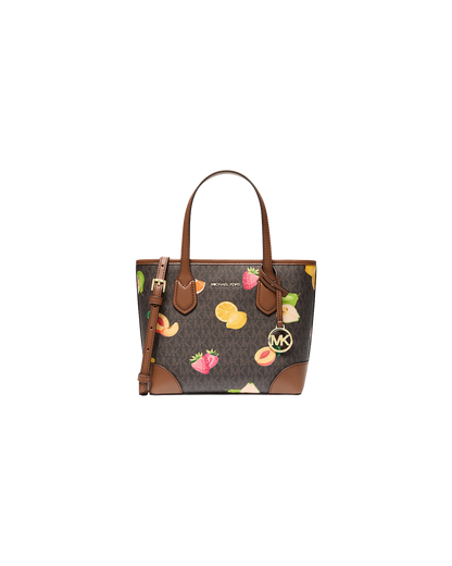 Eva Extra-Small Printed Signature Logo Convertible Tote Bag