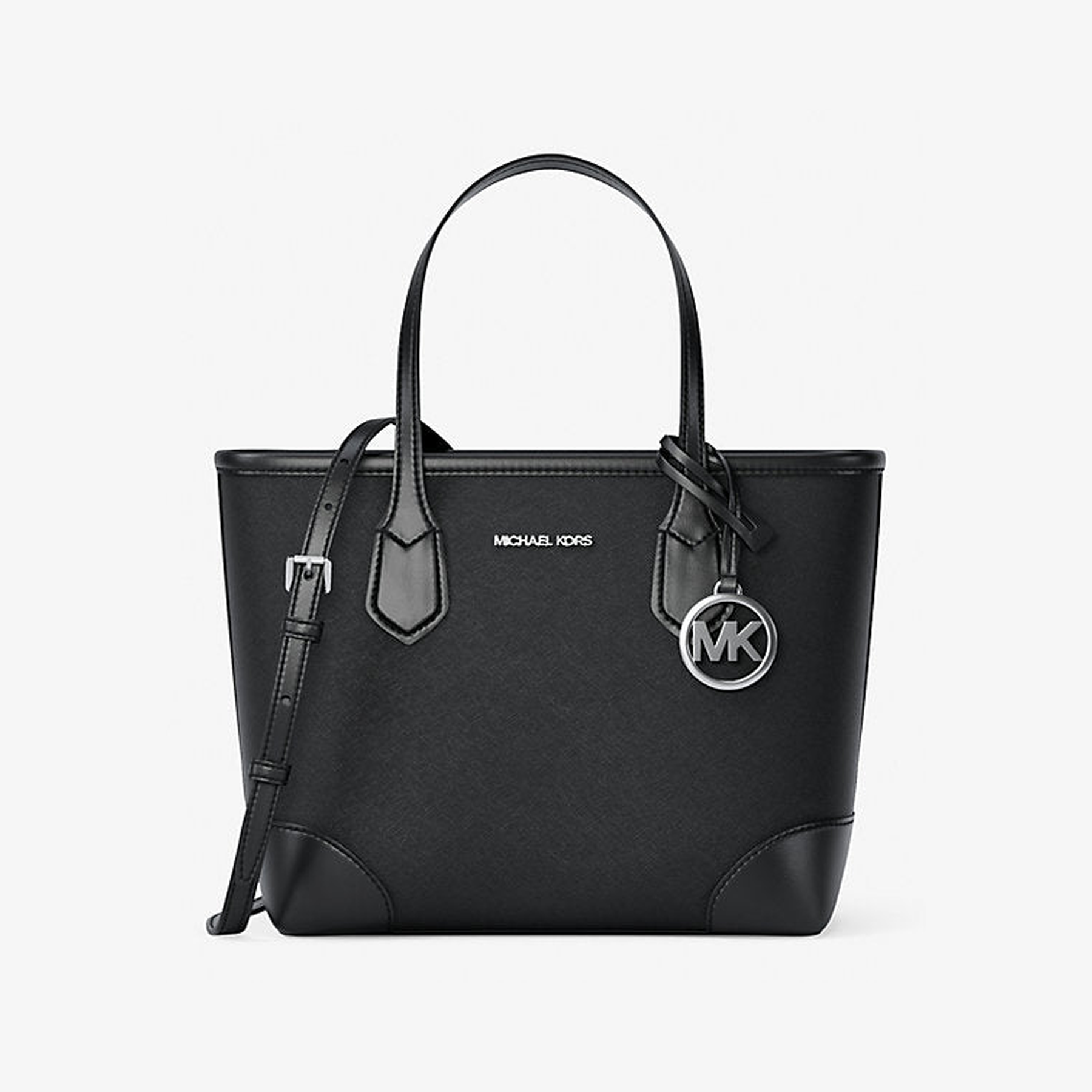 Eva Extra-Small Saffiano Leather Convertible Tote Bag