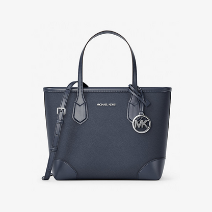 Eva Extra-Small Saffiano Leather Convertible Tote Bag