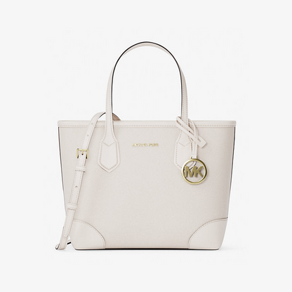 Eva Extra-Small Saffiano Leather Convertible Tote Bag