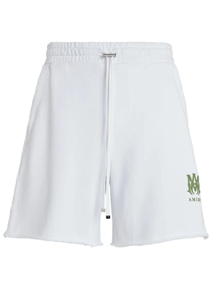 Amiri MA Logo Sweatshorts in White