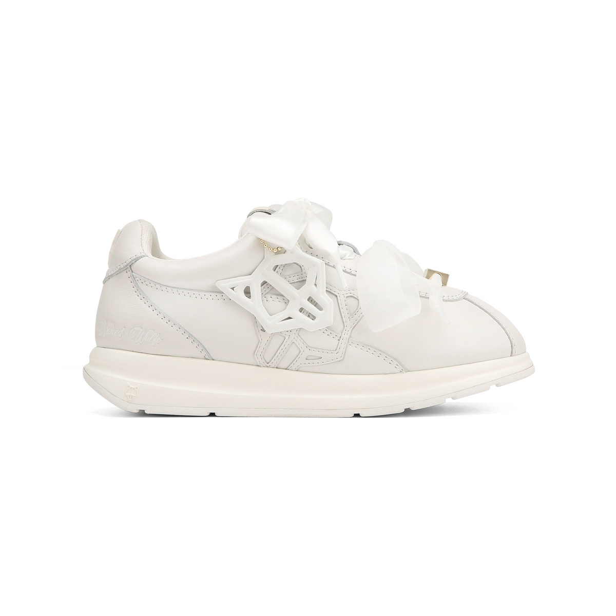Expense White Leather