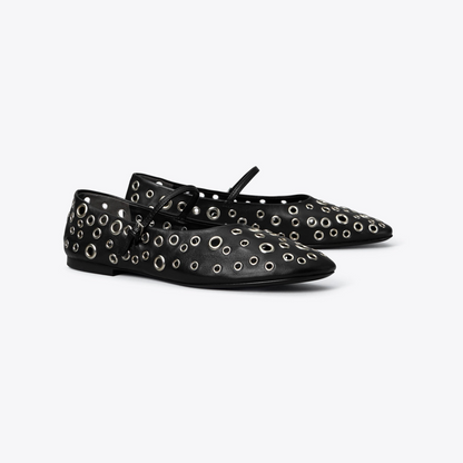 Eyelet Mary Jane Ballet