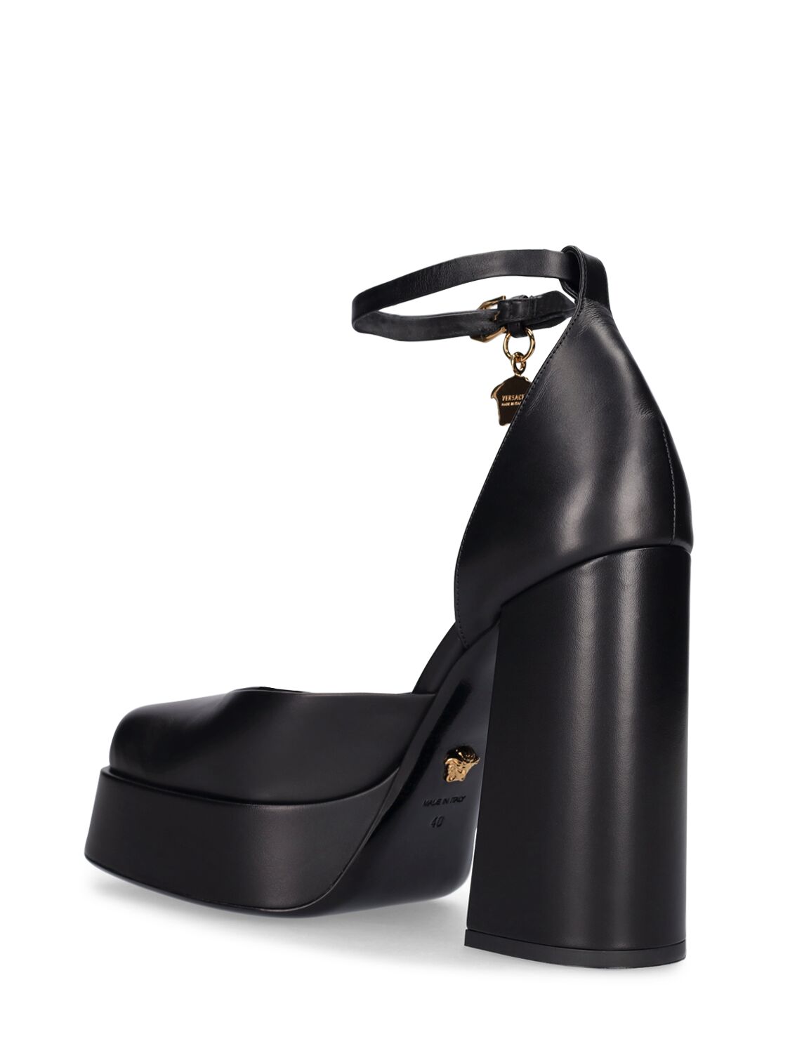 Versace Versace 120mm Leather platform pumps - Size: UK 4 Heels | Shop From The Mirage