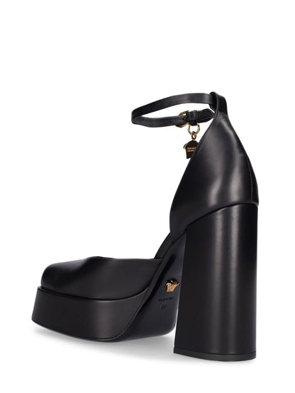 Versace Versace 120mm Leather platform pumps - Size: UK 4 Heels | Shop From The Mirage