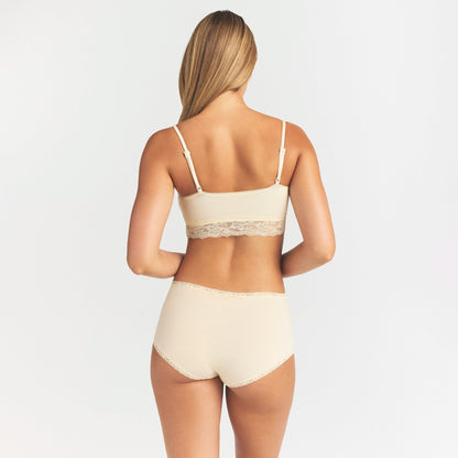 Lightweight Cotton Lace Boy Short