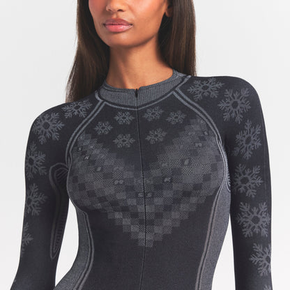 Skims First Layers Half Zip Onesie