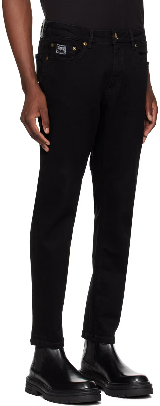 Black Piece Number Slim Jeans