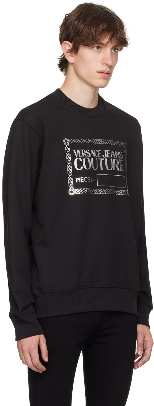 Black Piece Number Sweatshirt