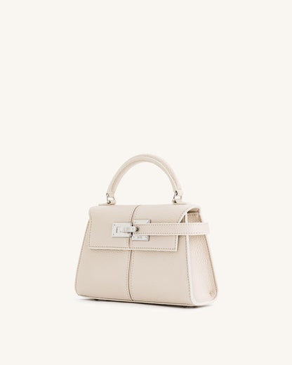 Elise Top Handle Bag - Blue Denim