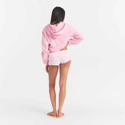 Cotton Fleece Logo Classic Zip Up Hoodie
