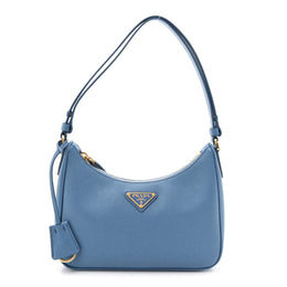 Saffiano Lux Mini Re-Edition Shoulder Bag Onda