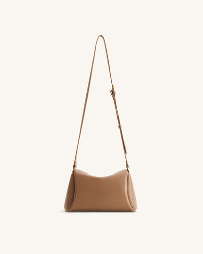 Greta Twist-Lock Crossbody Bag - Black