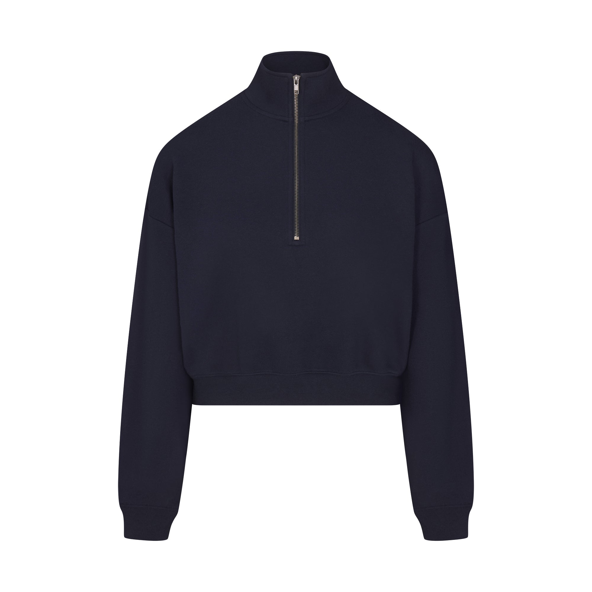 Drapey French Terry Half Zip