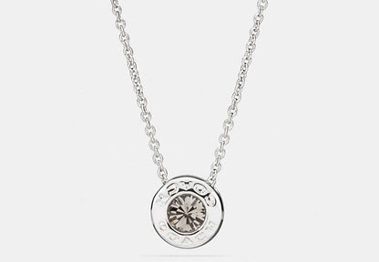 Open Circle Stone Necklace