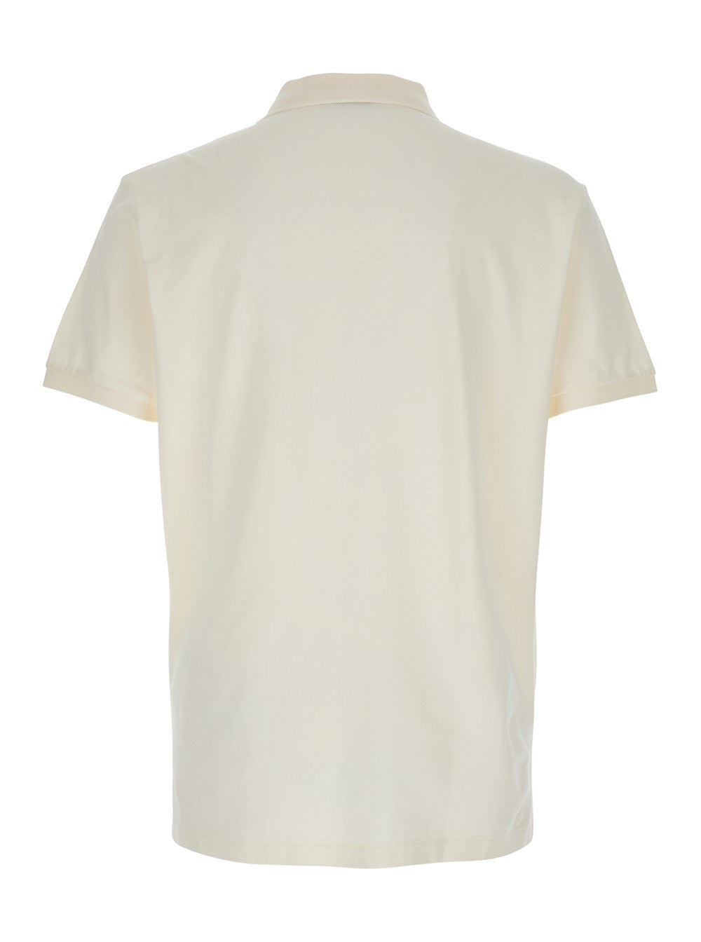 Polo ralph lauren "Custom Slim Fit" White Polo Shirt with Large Pony Detail on the Front in Cotton Piquet Man
