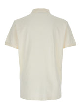 Polo ralph lauren "Custom Slim Fit" White Polo Shirt with Large Pony Detail on the Front in Cotton Piquet Man