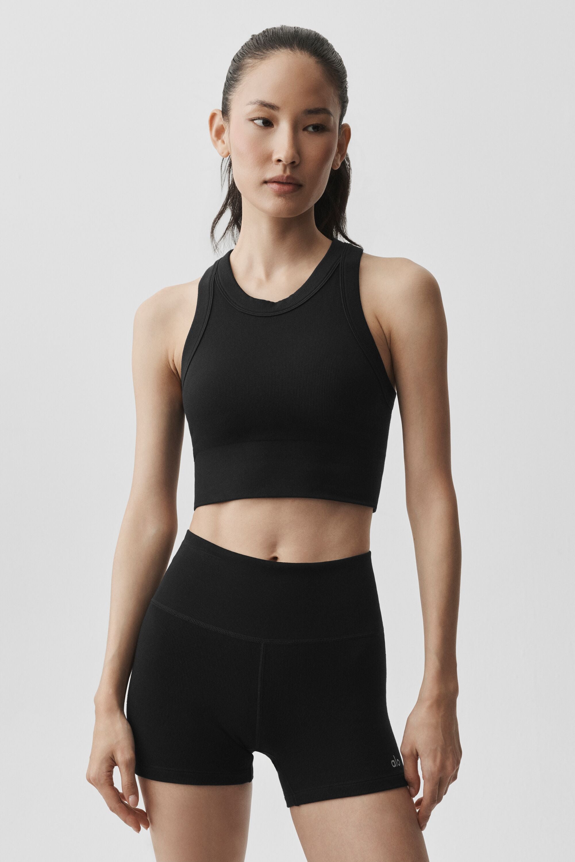 Seamless Modal Ribbed High Neck Delight Bra