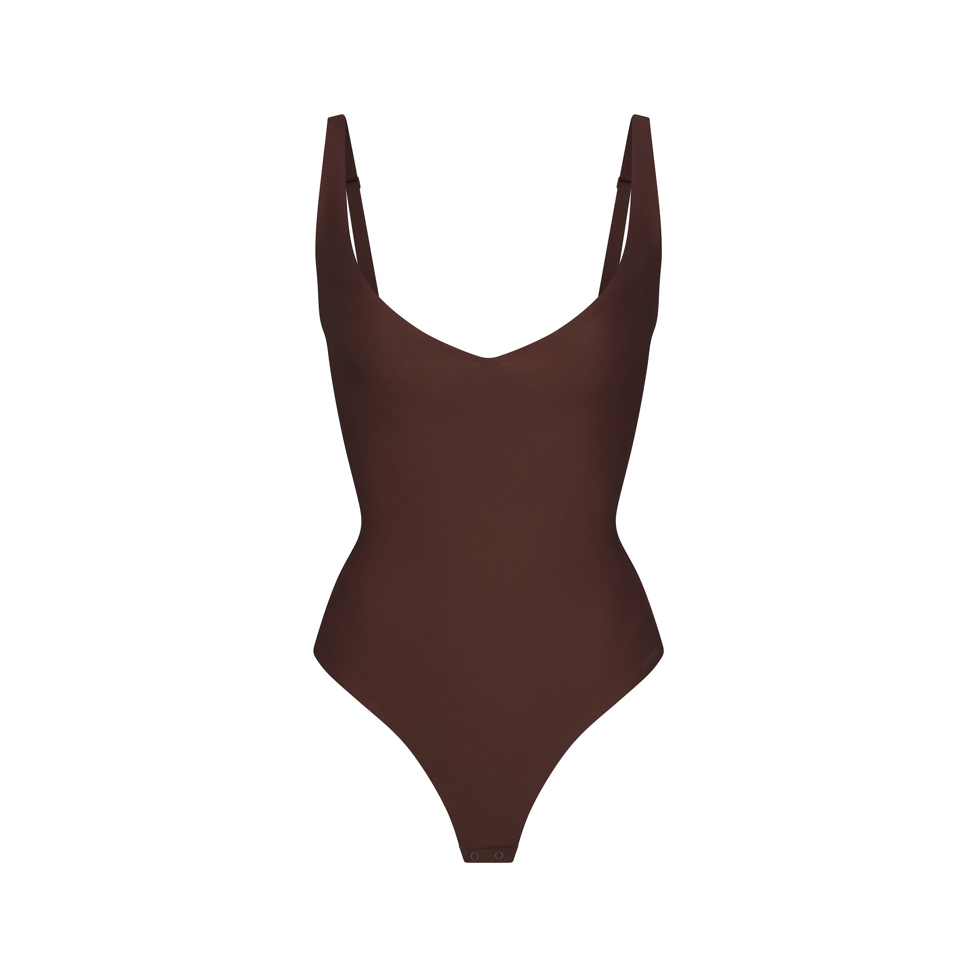 Skims Body Core Sculpt Plunge Thong Bodysuit